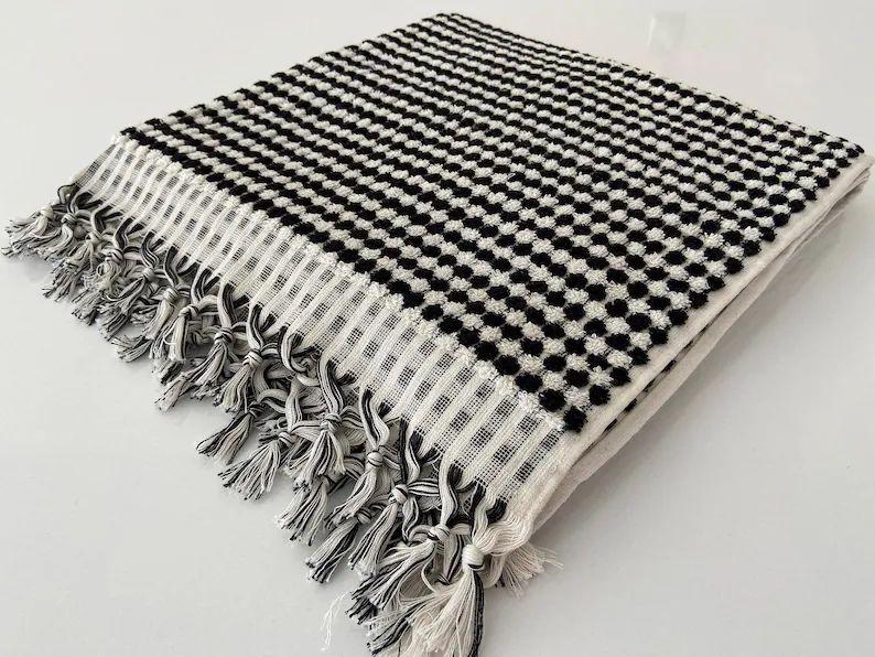 KARATEZGAH DOKUMASI EL VE YÜZ HAVLUSU 19